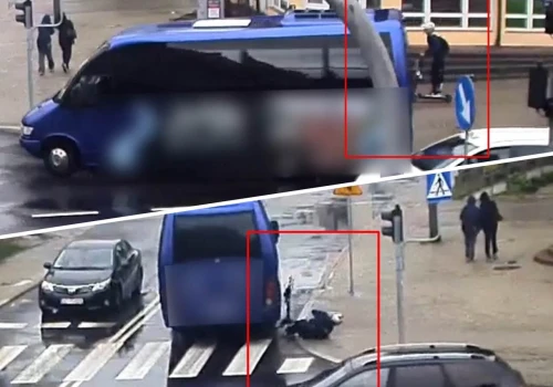 Wjechał na pasy rozpędzoną hulajnogą. O włos od dramatu