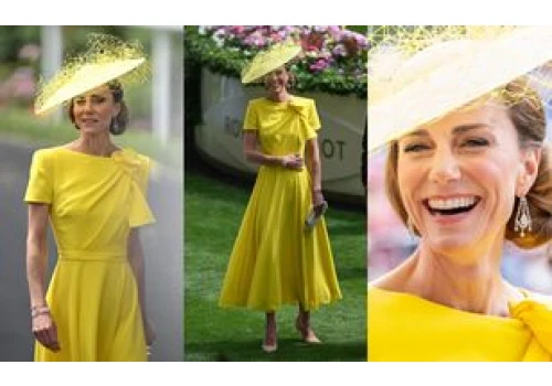 Księżna Kate powraca na Royal Ascot po trzyletniej przerwie. ZACHWYCIŁA w kanarkowej kreacji (ZDJĘCIA)