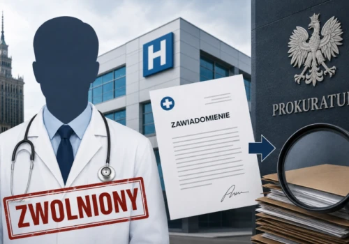 Radny lekarz zwolniony z pracy; prokuratura bada sprawę z urzędu