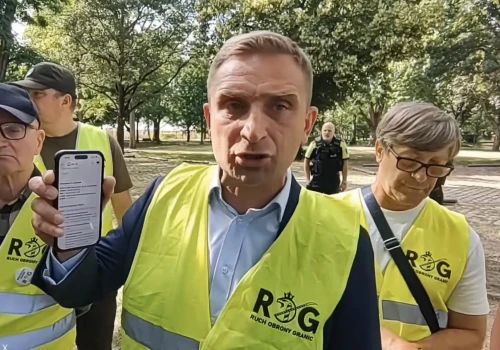 Był już wieczór, gdy niemiecka policja wydała komunikat ws. Bąkiewicza. „Mimo zakazu”