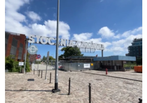 Do końca sierpnia potrwa remont dawnej portierni Stoczni Gdańskiej