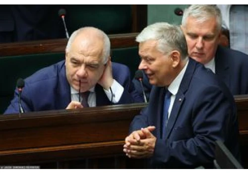Kłótnia Sasina i Suskiego. Miały paść wulgaryzmy