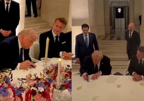 Trump podpisał w Wersalu wstępne porozumienie z Iranem