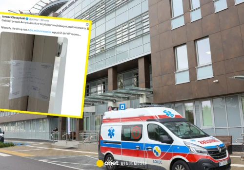 Posłowie PiS weszli z kontrolą do szpitali. Zaskakująca kartka na drzwiach