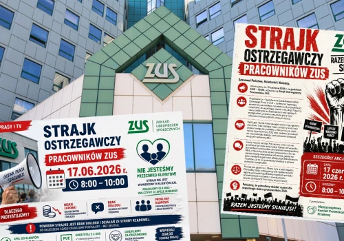 Pracownicy ZUS domagają się podwyżek, zaczęli od dwugodzinnego strajku ostrzegawczego