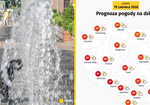 Takich temperatur w tym roku jeszcze nie było. W piątek do Polski wkroczy upał