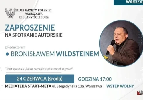 Wyjatkowe spotkanie z Bronisławem Wildsteinem