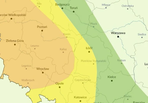 SOB: W piątek silne burze z dużym gradem
