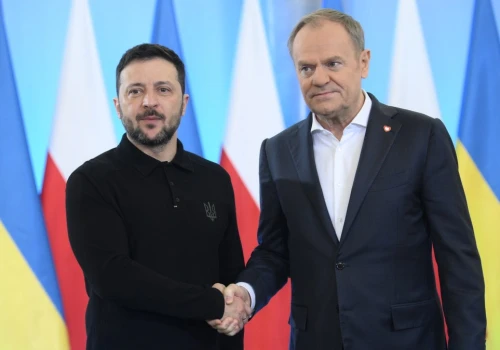 Spotkanie Tuska z Zełenskim w Brukseli. 