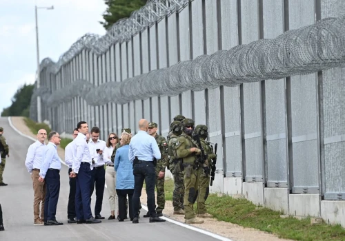 Jordan Bardella w Polsce. Na granicy oglądamy zaporę ograniczającą nielegalną migrację
