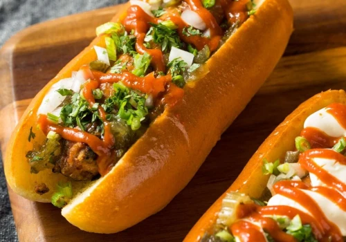 Takiego hot doga jeszcze nie jedliście. W bułce znajduje się roślinna kaszanka