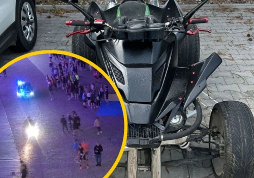 Szalał na quadzie w centrum Lublina. Gruzin usłyszał zarzuty