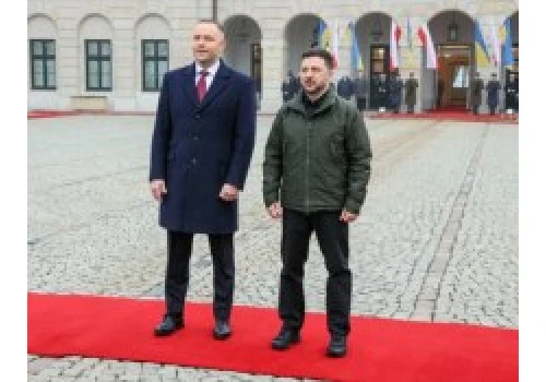 Nawrocki odebrał Zełenskiemu Order Orła Białego