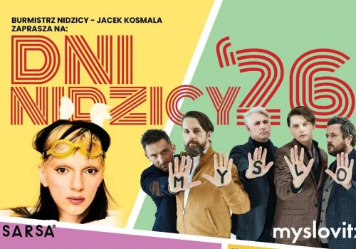 Sarsa i Myslovitz gwiazdami Dni Nidzicy ’26! Znamy pełen program imprezy