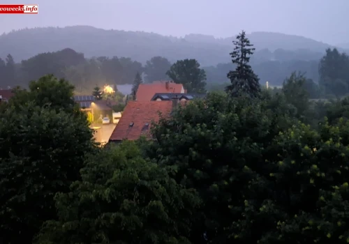 Po upalnym dniu nad regionem przechodzi burza.