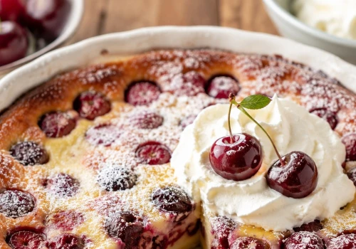 Clafoutis z czereśniami - francuski deser, który rozpływa się w ustach