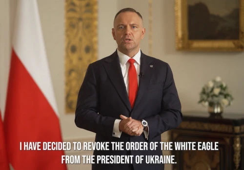 Prezydent Nawrocki zdecydował o odebraniu orderu Orła Białego Wołodymyrowi Zełenskiemu