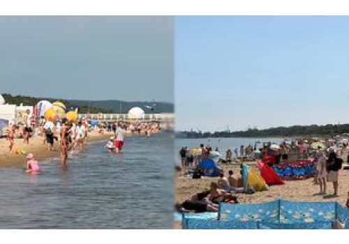 Oblężenie w Gdańsku. Tłumy ruszyły nad morze