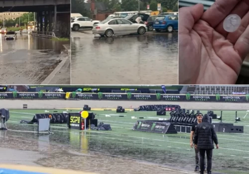 Deszcz, grad, wichura. Potężna burza przeszła przez Wrocław