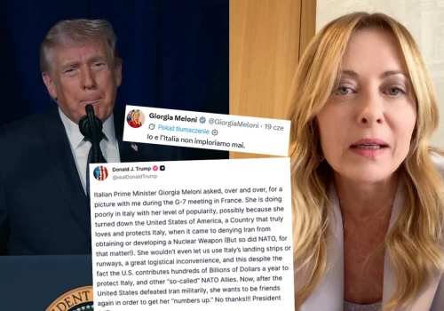 Napięcia na linii Włochy-USA po tekście Trumpa, że Meloni błagała go o wspólne zdjęcie