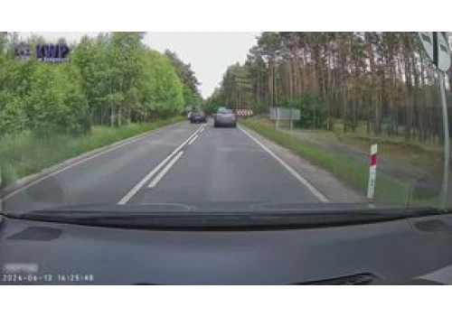 O włos od wypadku. Nagranie mrozi krew w żyłach