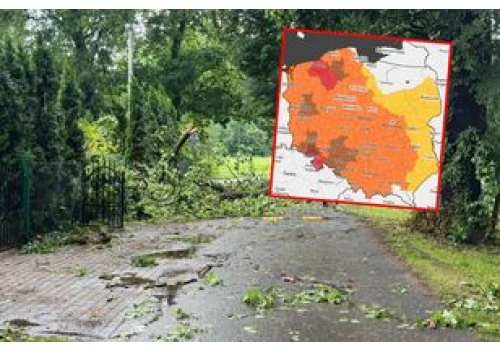 Burze i ulewy nad Polską. Szef MSWiA stawia służby w gotowości
