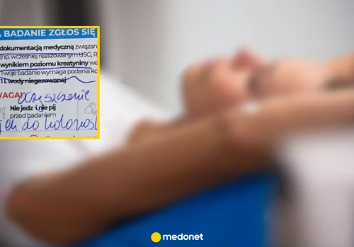 Przerwała badanie tomografem. 