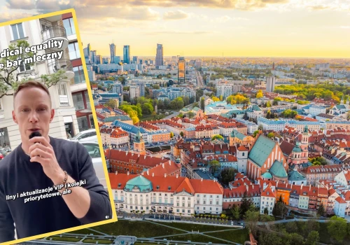 Nowozelandczyk mówi o barach mlecznych w Polsce. 
