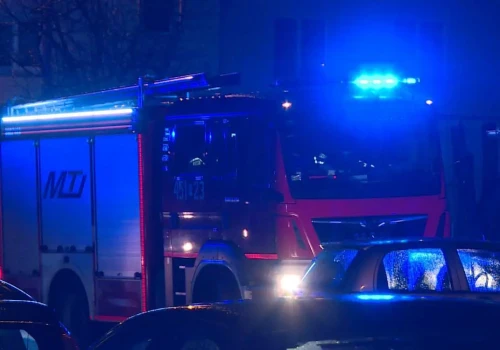 Akcja straży w sklepie Biedronka