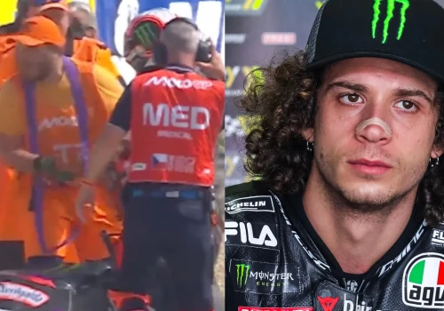 Lider MotoGP, Marco Bezzecchi, przeprasza Marshalla w łzach po agresji, która doprowadziła do dyskwalifikacji