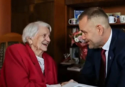 Tego się nie spodziewała. Prezydent spełnił marzenie 100-latki