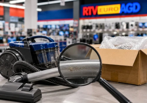 RTV EURO AGD chce 45,99 zł za włączenie odkurzacza. „Dowodem” na zmniejszenie wartości jest kurz