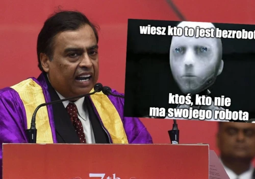 Indie: Ambani zapowiada AI w każdym telefonie, połączeniu, rozmowie i domu