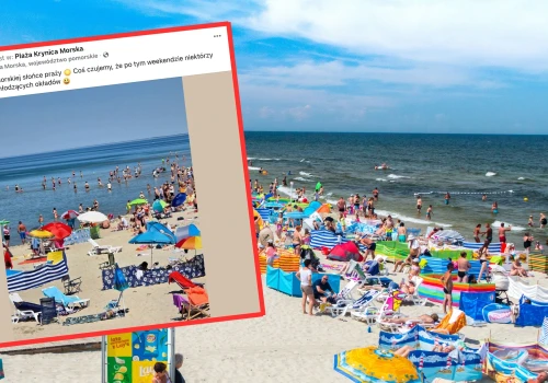 Upały przyciągnęły tłumy nad Bałtyk. Krynica Morska pęka w szwach