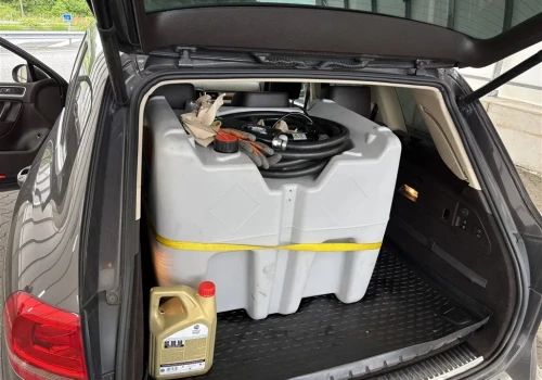 Kara za brak licencji i tachografu w Volkswagenie Touaregu z pustą przyczepą