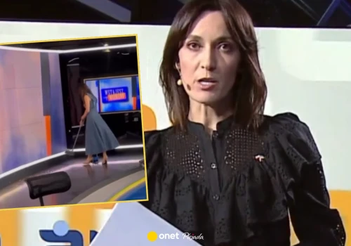 Nietypowe nagranie z udziałem dziennikarki TVN24. 