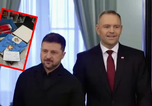 Zaskakujące słowa z Ukrainy. To DLATEGO Zełenski odesłał Order kurierem?! „Blokowane przez celników”