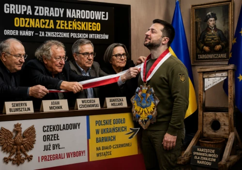 Grupa zdrady narodowej chce odznaczyć Zełeńskiego!