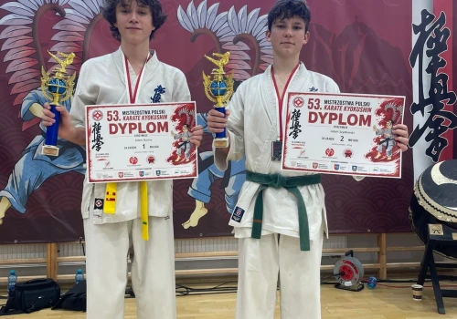 Adam Malina mistrzem Polski w karate. W finale pokonał kolegę z cieszyńskiego klubu