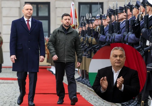 Zełenski porównał prezydenta Nawrockiego do Orbana: 