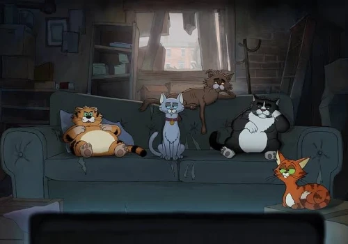 Legenda Biura z kocią animacją. Zwiastun Ricky Gervais: Kocie życie