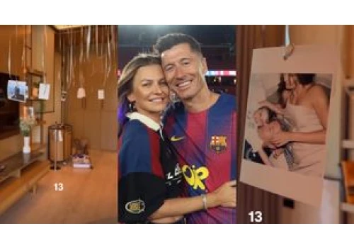 Lewandowscy świętują 13. rocznicę ślubu. W hotelowym pokoju na Anię czekała niespodzianka. Romantycznie? (FOTO)