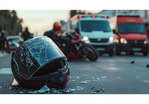 Wypadek motocyklisty w Bańskiej Niżnej. Zderzył się z samochodem osobowym