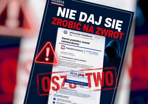 Uwaga na fałszywe zwroty podatków! Policja ostrzega przed bezwzględnym oszustwem