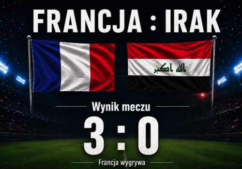 Francja wygrała z Irakiem. Mecz zakończył się po prawie czterech godzinach