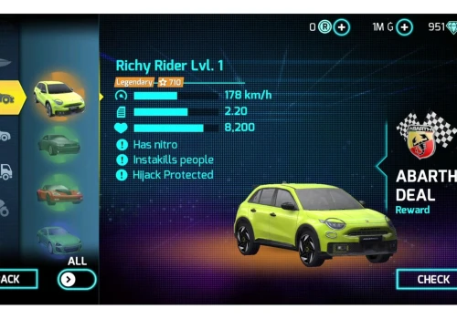 Abarth wjeżdża do świata gier. Model 600e pojawi się w Gangstar Vegas