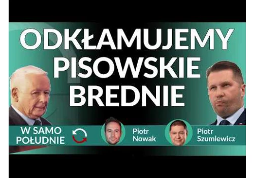 Kaczyński bredzi o klimacie | Czarnek chwali bicie dzieci | Jakimowicz atakuje Szumlewicza REPLAY