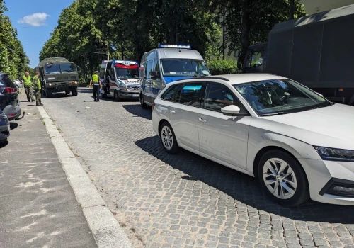 Potrącenie pieszego na Królewieckiej