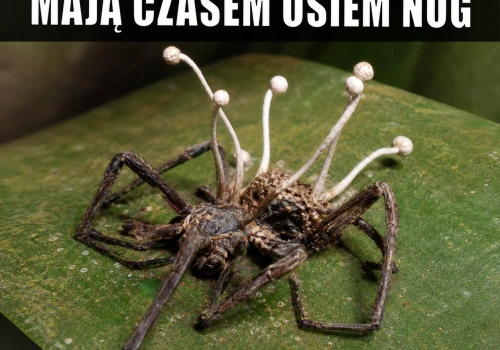 Grzyb zrobił z pająka router