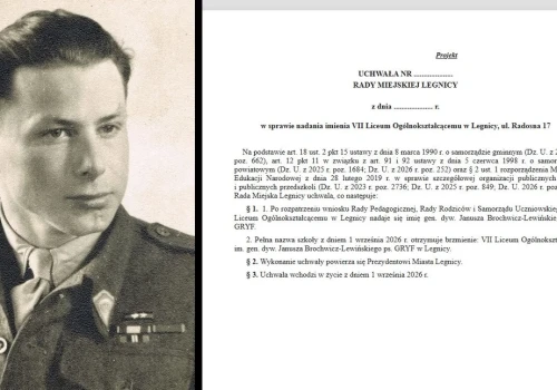 VII LO w Legnicy wybrało sobie patrona. To gen. dyw. Janusz Brochwicz-Lewiński